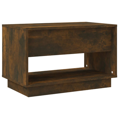 vidaXL Meuble TV chêne fumé 70x41x44 cm en bois d'ingénierie