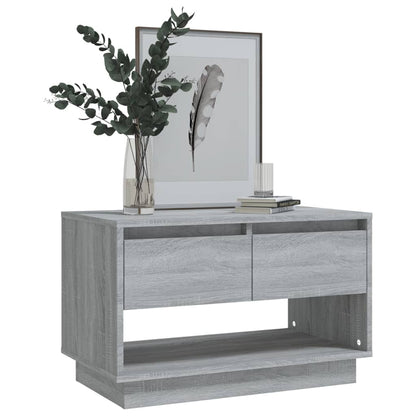 vidaXL Meuble TV Gris Sonoma 70x41x44 cm Bois d'ingénierie
