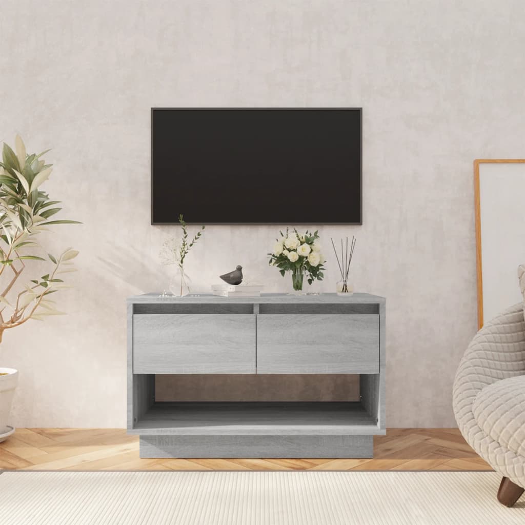 vidaXL Meuble TV Gris Sonoma 70x41x44 cm Bois d'ingénierie
