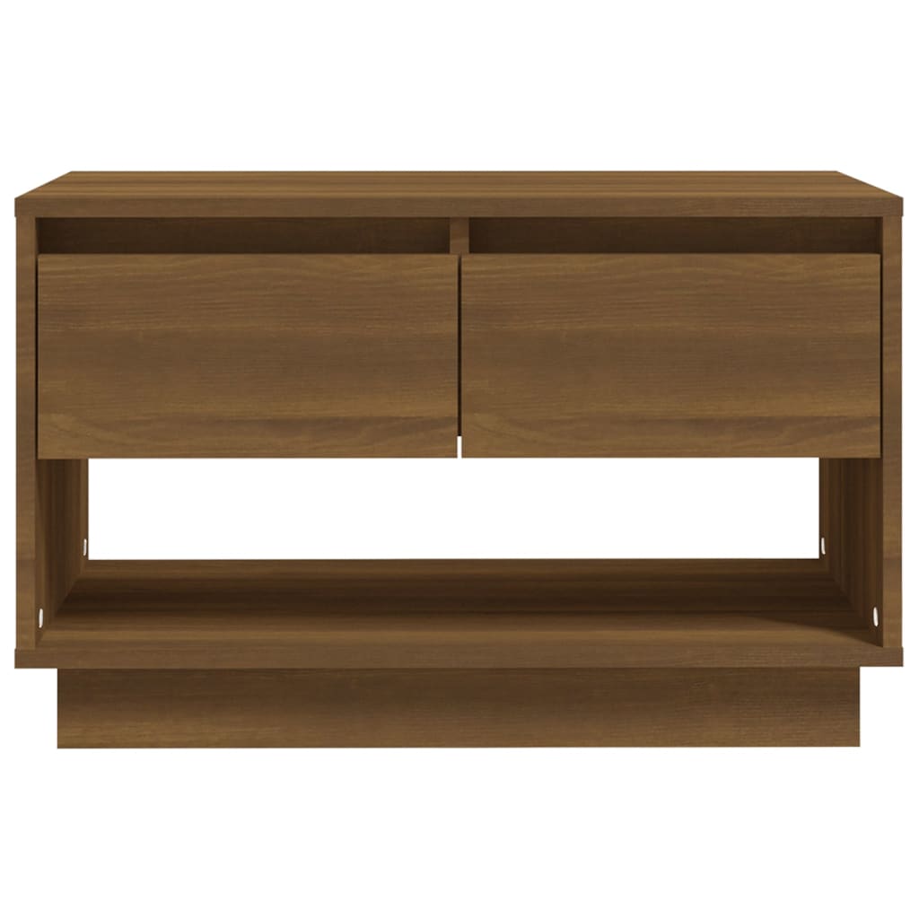 vidaXL Meuble TV marron aspect chêne 70x41x44 cm Aggloméré