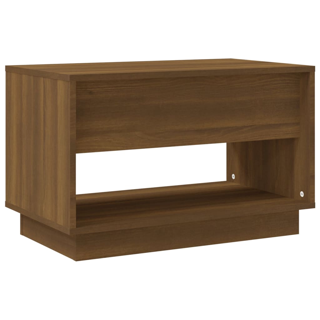 vidaXL Meuble TV marron aspect chêne 70x41x44 cm Aggloméré