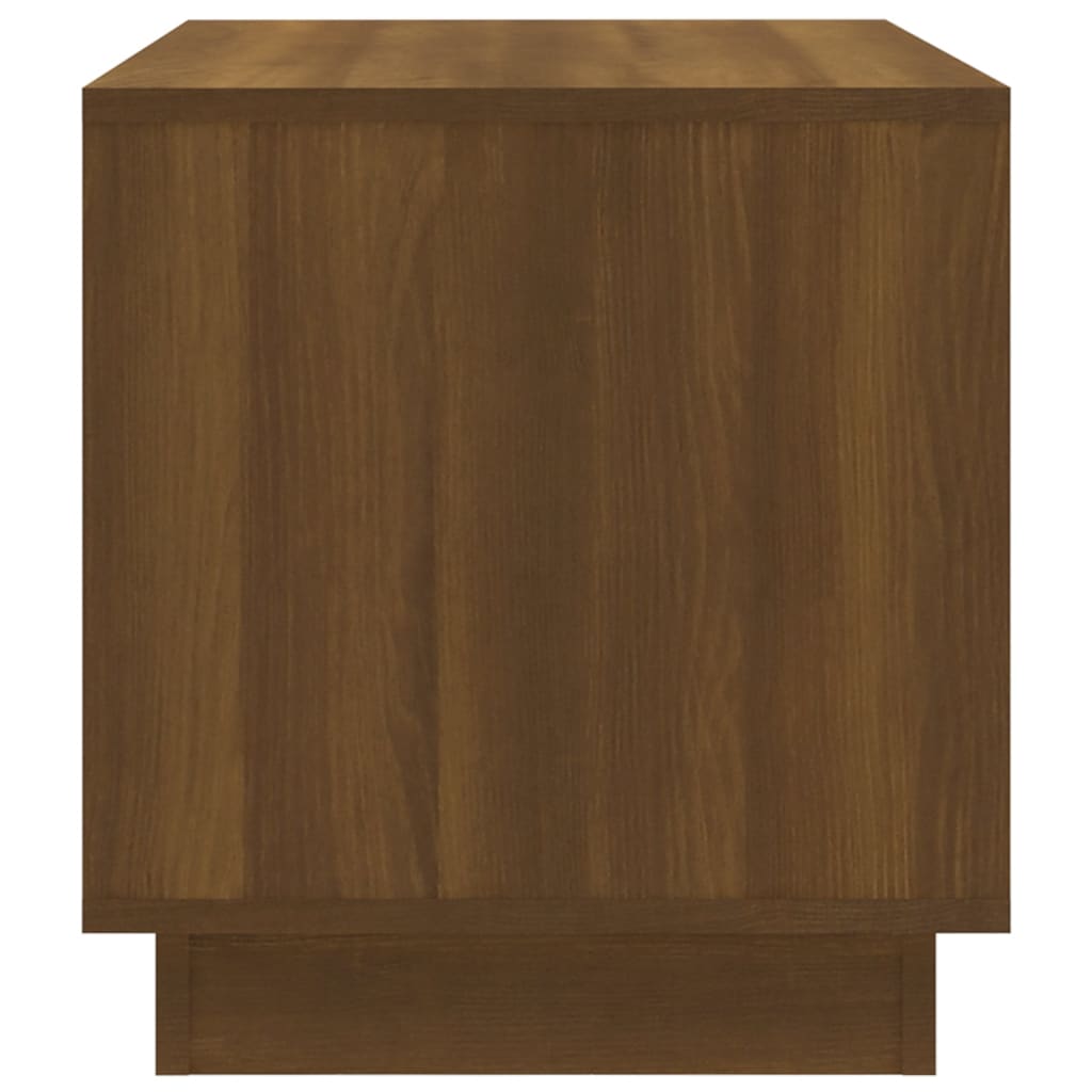 vidaXL Meuble TV marron aspect chêne 70x41x44 cm Aggloméré