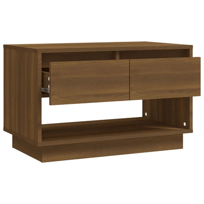 vidaXL Meuble TV marron aspect chêne 70x41x44 cm Aggloméré