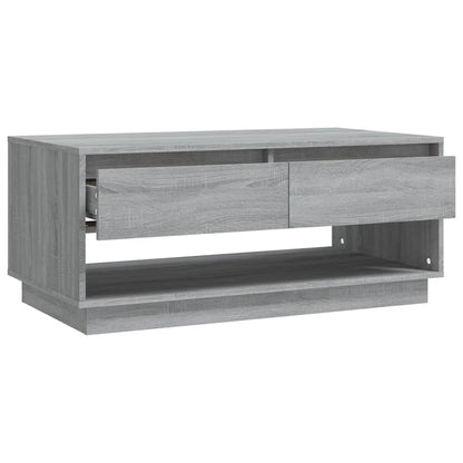 vidaXL Couchtisch Grau Sonoma 102,5x55x44 cm Holzwerkstoff