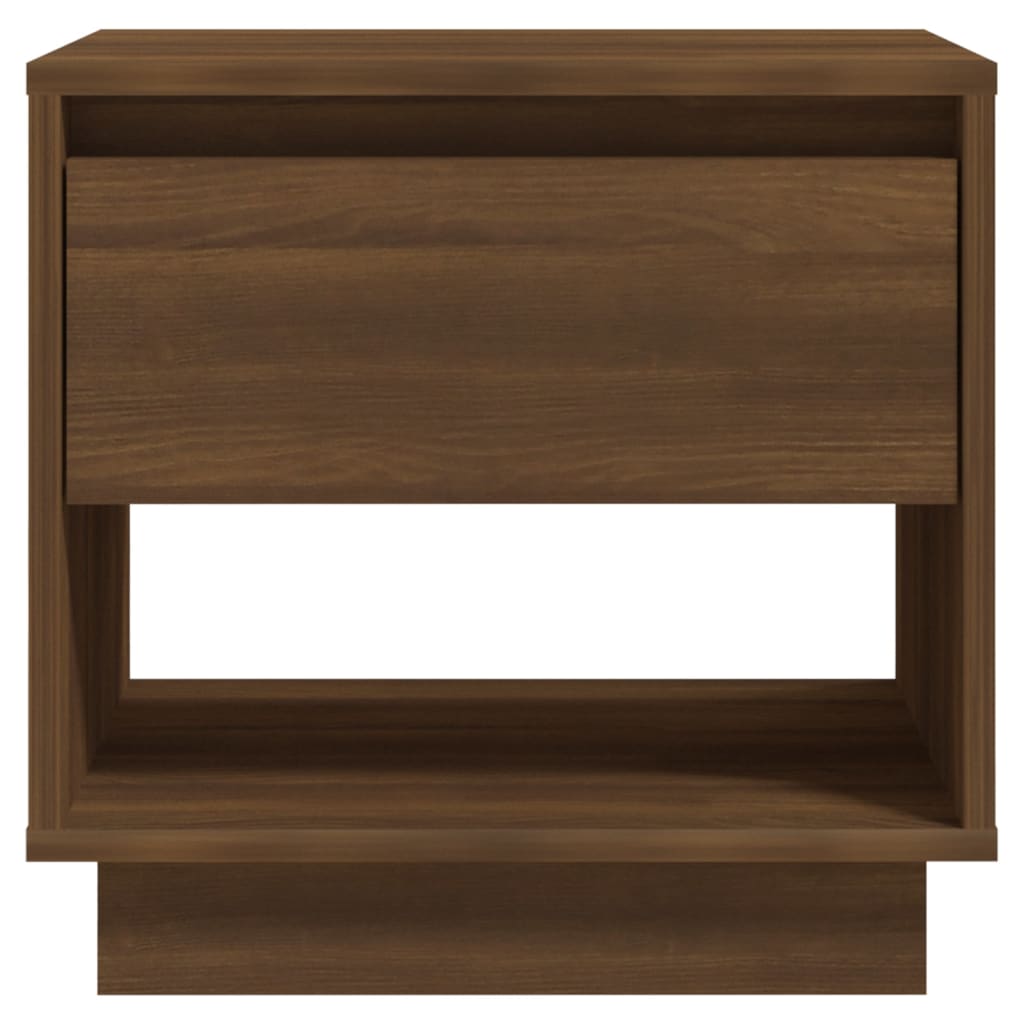 vidaXL Nachttische 2 Stk. Braun Eichen-Optik 45x34x44 cm Holzwerkstoff
