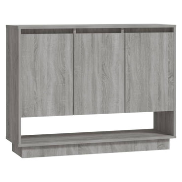 vidaXL Commode grise Sonoma 97x31x75 cm en bois d'ingénierie