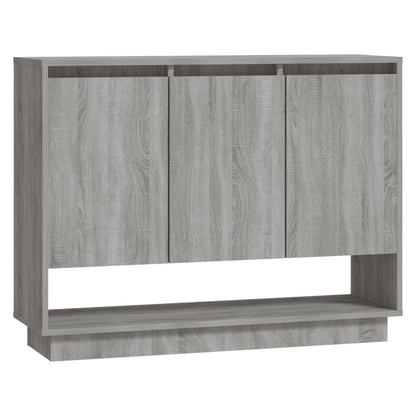 vidaXL Commode grise Sonoma 97x31x75 cm en bois d'ingénierie