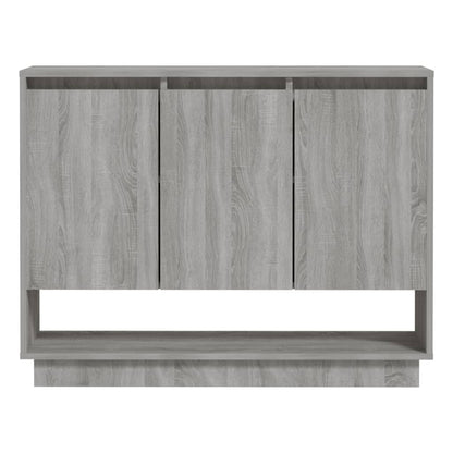 vidaXL Commode grise Sonoma 97x31x75 cm en bois d'ingénierie
