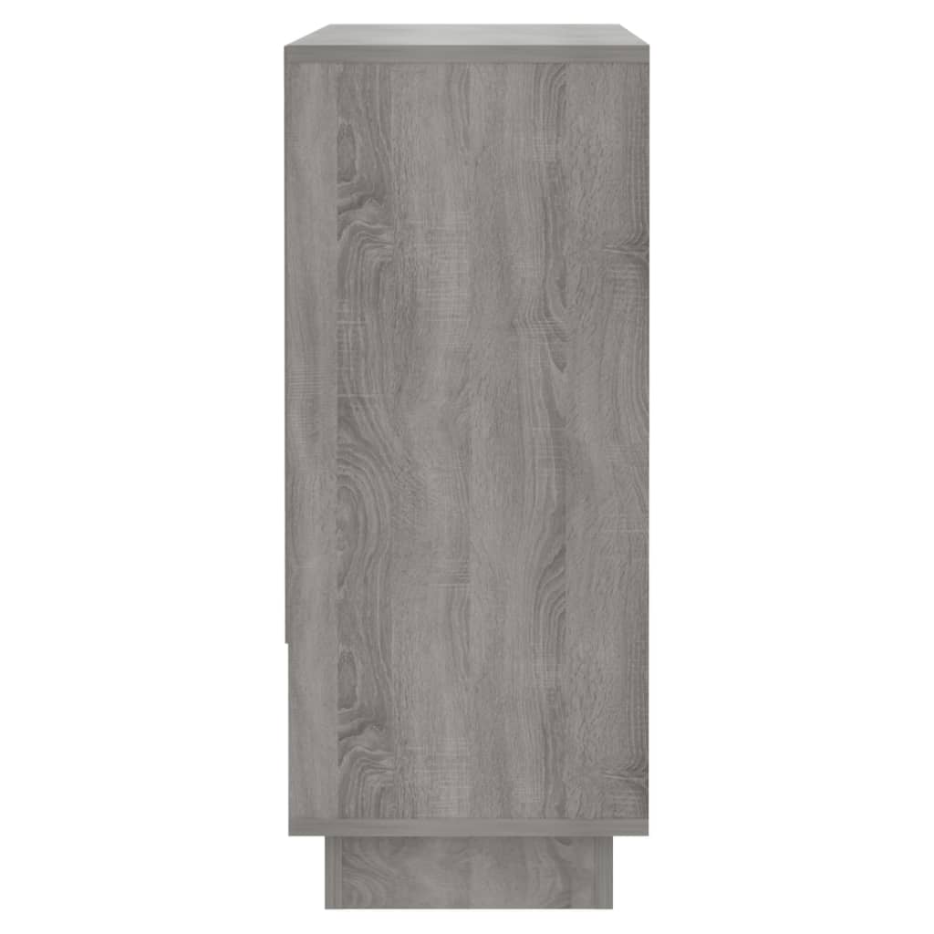 vidaXL Commode grise Sonoma 97x31x75 cm en bois d'ingénierie