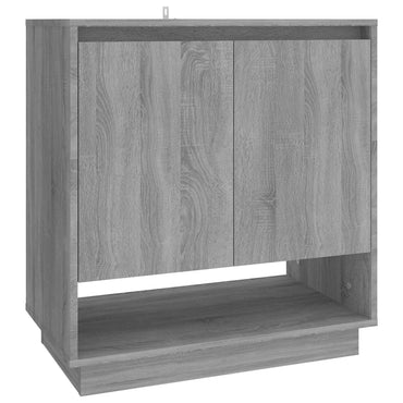 vidaXL Buffet gris et sonoma 70x41x75 cm en bois d'ingénierie