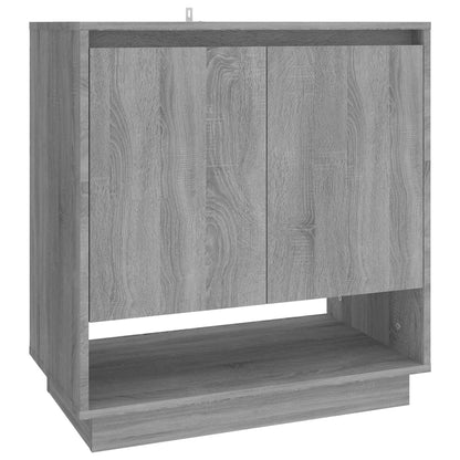 vidaXL Buffet gris et sonoma 70x41x75 cm en bois d'ingénierie