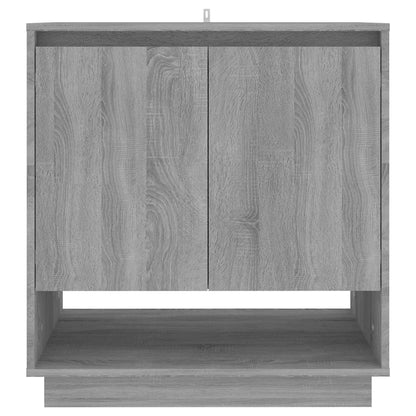 vidaXL Buffet gris et sonoma 70x41x75 cm en bois d'ingénierie