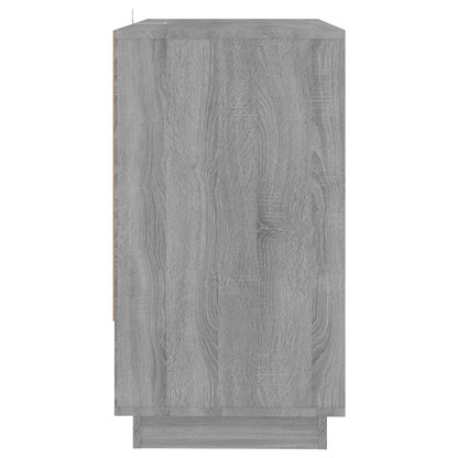 vidaXL Buffet gris et sonoma 70x41x75 cm en bois d'ingénierie
