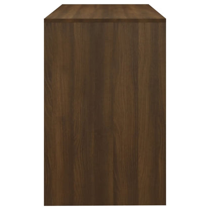 vidaXL Schreibtisch Braun Eichen-Optik 101x50x76,5 cm Holzwerkstoff