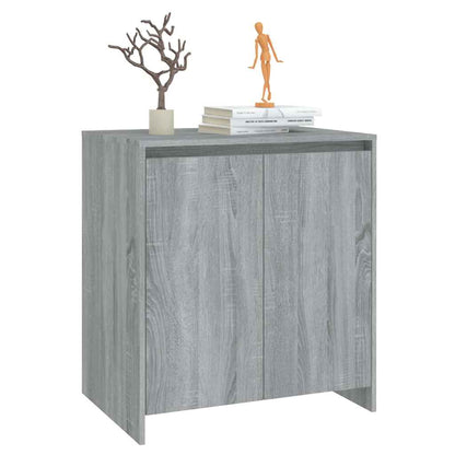 vidaXL Buffet gris et sonoma 70x41x75 cm en bois d'ingénierie