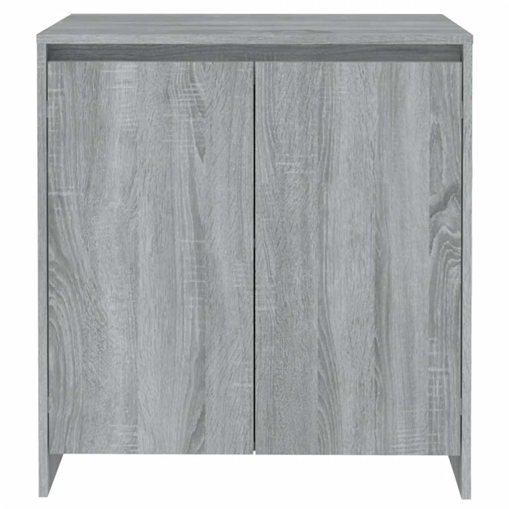 vidaXL Buffet gris et sonoma 70x41x75 cm en bois d'ingénierie