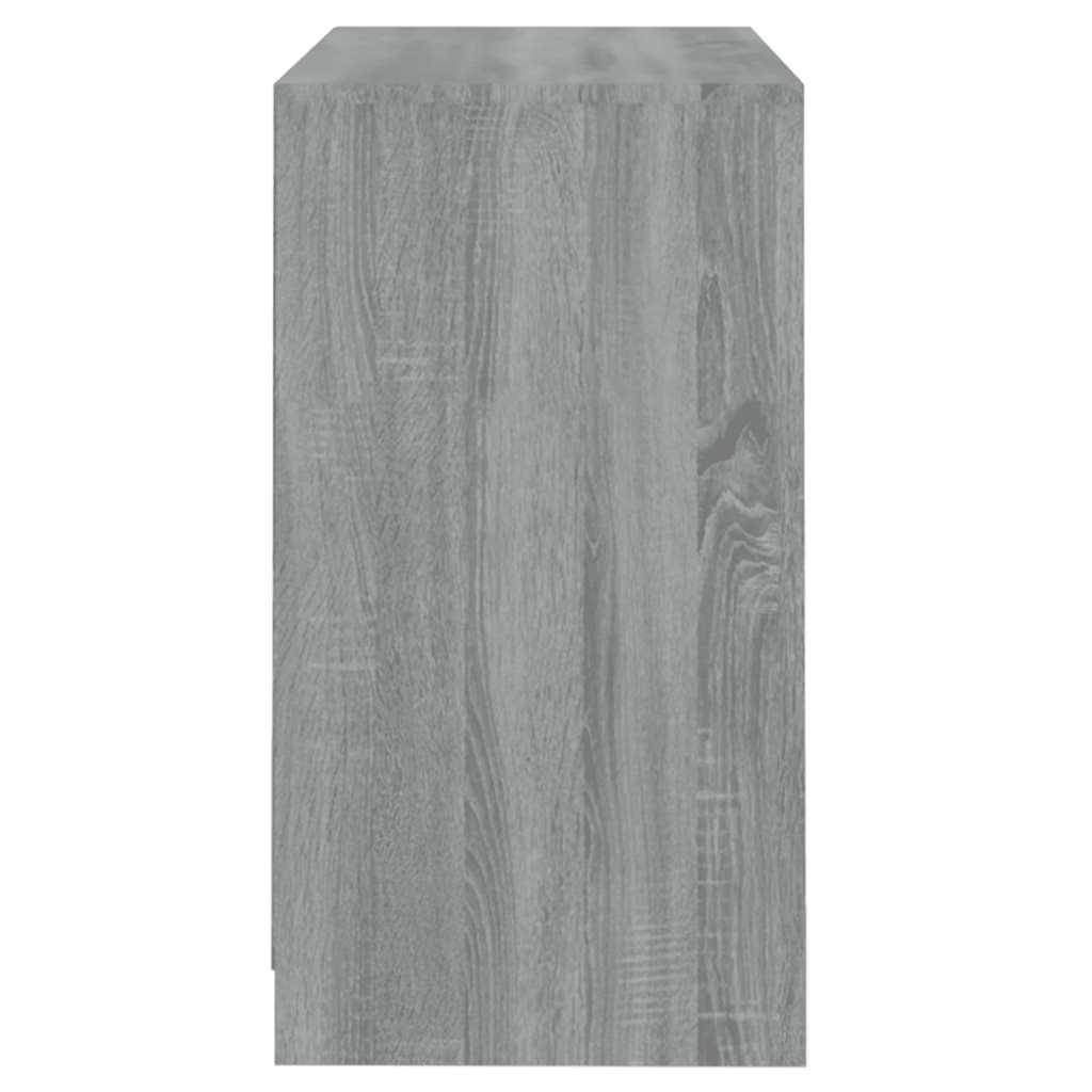 vidaXL Buffet gris et sonoma 70x41x75 cm en bois d'ingénierie