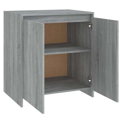vidaXL Buffet gris et sonoma 70x41x75 cm en bois d'ingénierie