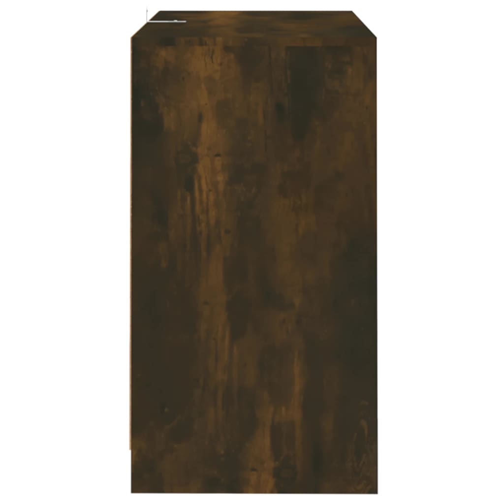 vidaXL Buffet Chêne Fumé 70x41x75 cm Bois d'ingénierie