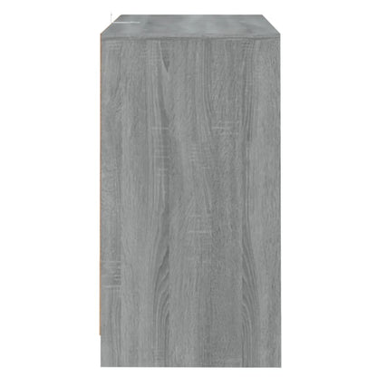 vidaXL Buffet gris et sonoma 70x41x75 cm en bois d'ingénierie