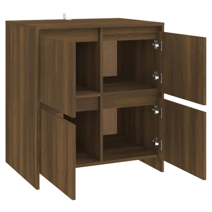 vidaXL Sideboard Braun Eichen-Optik 70x41x75 cm Holzwerkstoff