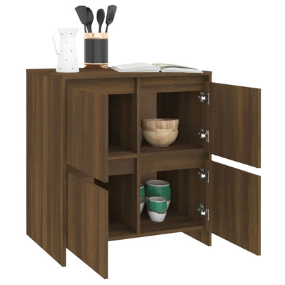 vidaXL Sideboard Braun Eichen-Optik 70x41x75 cm Holzwerkstoff