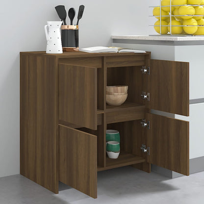 vidaXL Sideboard Braun Eichen-Optik 70x41x75 cm Holzwerkstoff