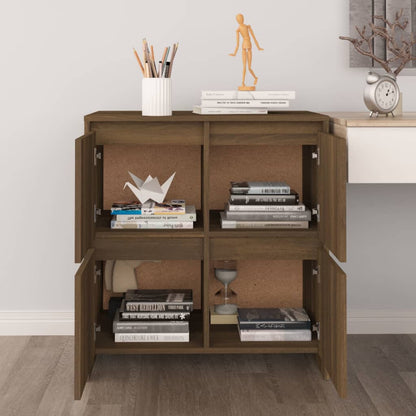 vidaXL Sideboard Braun Eichen-Optik 70x41x75 cm Holzwerkstoff