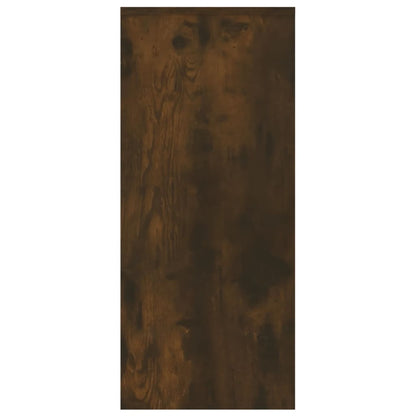 vidaXL Buffet chêne fumé 102x33x75 cm Bois d'ingénierie