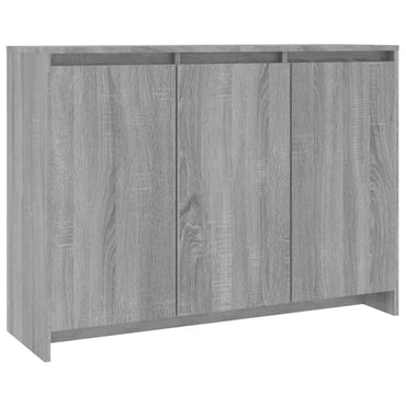 vidaXL Sideboard Grau Sonoma 102x33x75 cm Holzwerkstoff