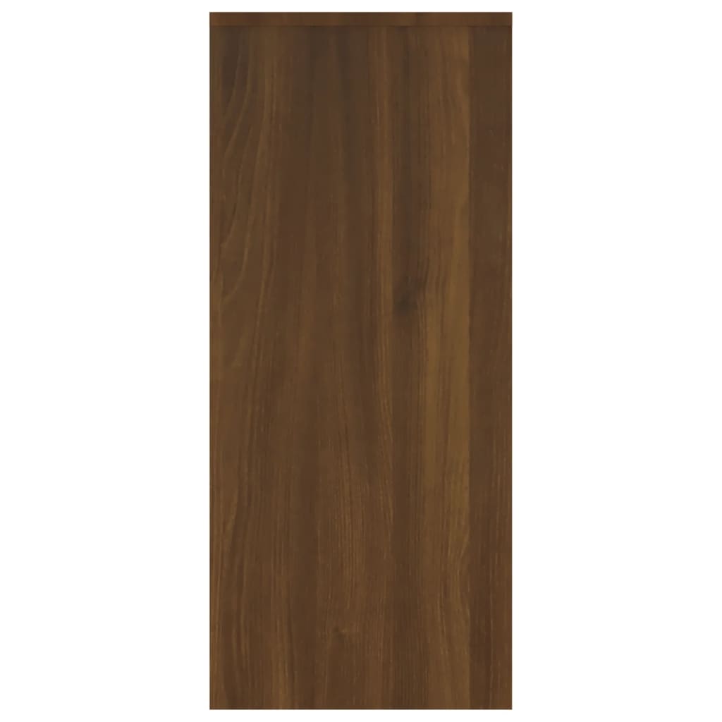 vidaXL Sideboard Braun Eichen-Optik 102x33x75 cm Holzwerkstoff