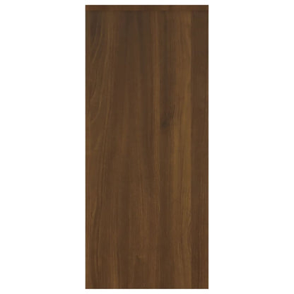vidaXL Sideboard Braun Eichen-Optik 102x33x75 cm Holzwerkstoff