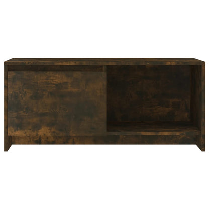 Meuble TV vidaXL chêne fumé 90x35x40 cm bois d'ingénierie