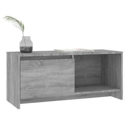 Meuble TV vidaXL gris chêne sonoma 90x35x40 cm aggloméré