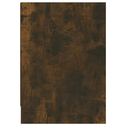 vidaXL Meuble TV chêne fumé 146,5x35x50 cm Aggloméré