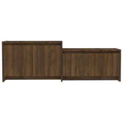 vidaXL TV-Schrank Braun Eichen-Optik 146,5x35x50 cm Holzwerkstoff