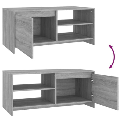 vidaXL Couchtisch Grau Sonoma 102x50x45 cm Holzwerkstoff