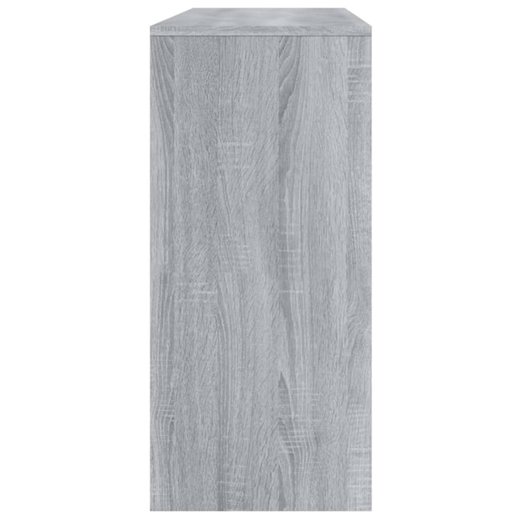 vidaXL Konsolentisch Grau Sonoma 100x35x76,5 cm Holzwerkstoff