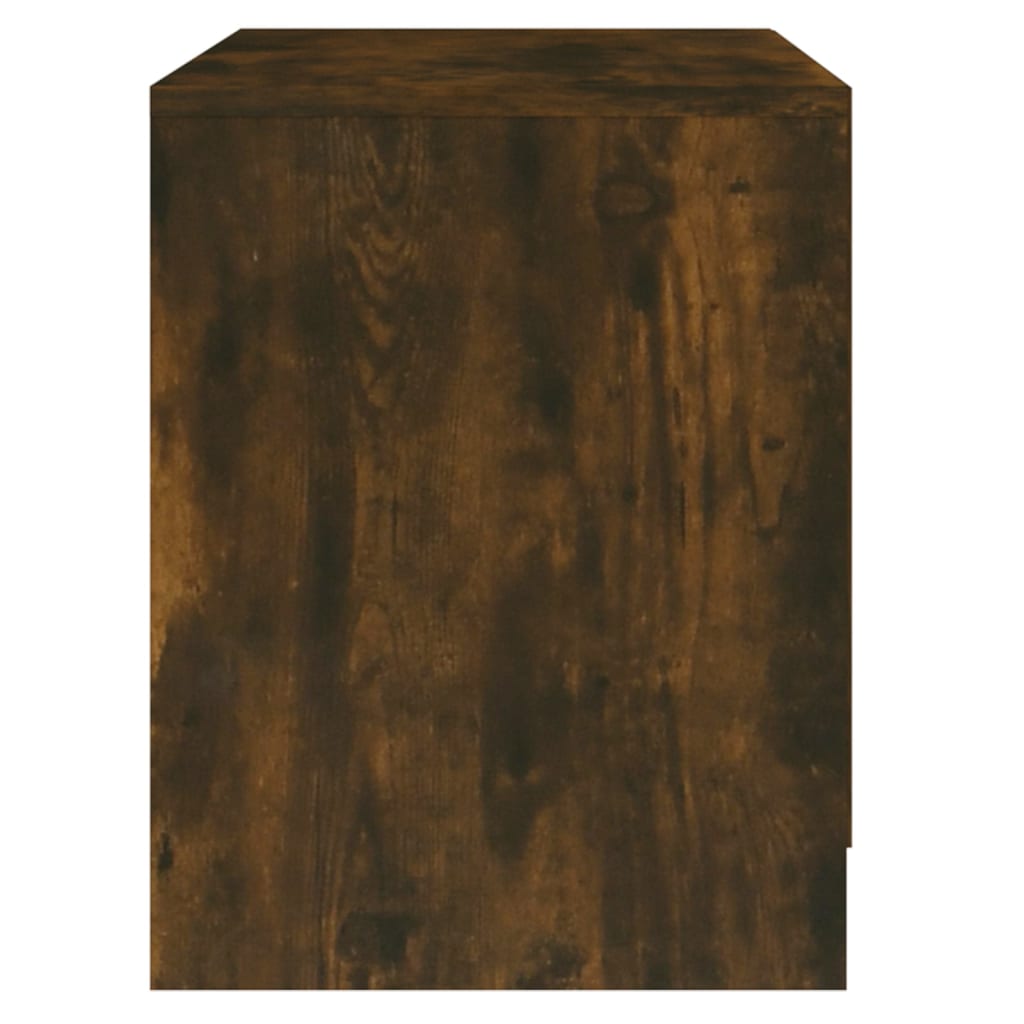 vidaXL Tables de chevet 2 pcs Chêne fumé 45x34,5x44,5 cm Bois d'ingénierie