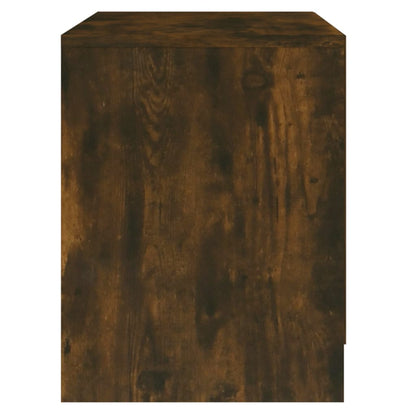 vidaXL Tables de chevet 2 pcs Chêne fumé 45x34,5x44,5 cm Bois d'ingénierie