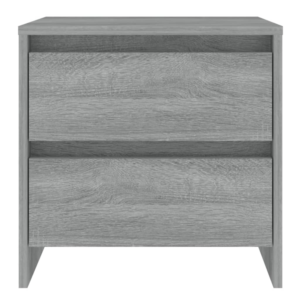 vidaXL Table de chevet gris Sonoma 45x34,5x44,5 cm Bois d'ingénierie