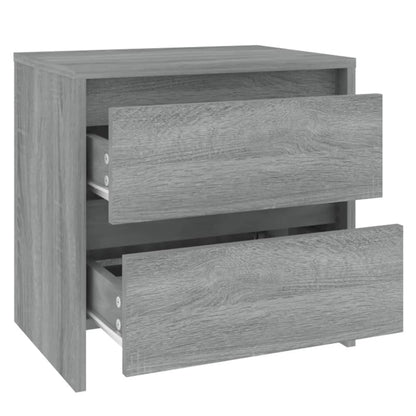 vidaXL Table de chevet gris Sonoma 45x34,5x44,5 cm Bois d'ingénierie