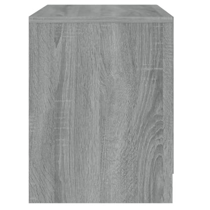 vidaXL Table de chevet gris Sonoma 45x34,5x44,5 cm Bois d'ingénierie