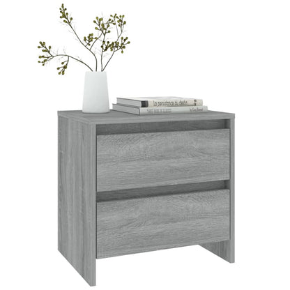 vidaXL Table de chevet gris Sonoma 45x34,5x44,5 cm Bois d'ingénierie