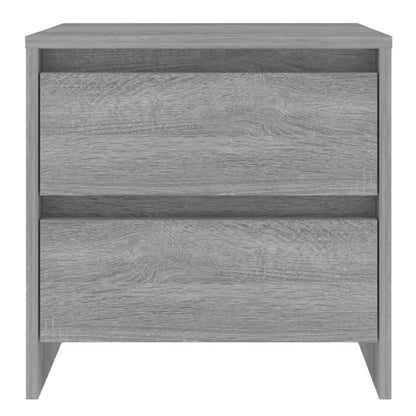 vidaXL Tables de chevet 2 pcs Gris Sonoma 45x34,5x44,5 cm Bois d'ingénierie