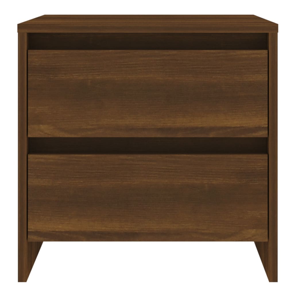 vidaXL Nachttische 2 Stk. Braun Eichen-Optik 45x34,5x44,5 cm