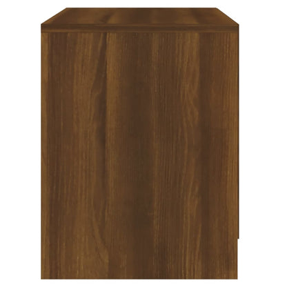 vidaXL Nachttische 2 Stk. Braun Eichen-Optik 45x34,5x44,5 cm