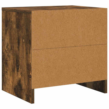 vidaXL Nachttisch Räuchereiche 45x34x44,5 cm Holzwerkstoff