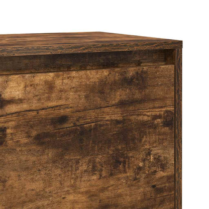vidaXL Nachttisch Räuchereiche 45x34x44,5 cm Holzwerkstoff