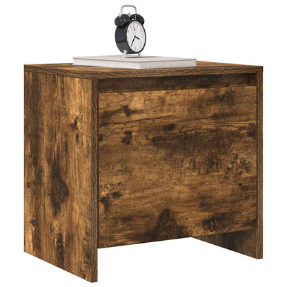 vidaXL Nachttische 2 Stk. Räuchereiche 45x34x44,5 cm Holzwerkstoff